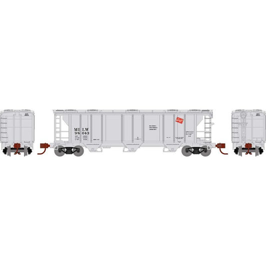 Athearn 28357 N, PS 2893 Covered Hopper, MILW, 98043 - House of Trains