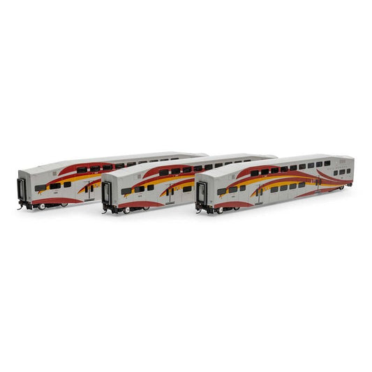 Athearn 29714 HO, Bombardier Coach 3 - Pack, NMRX - House of Trains