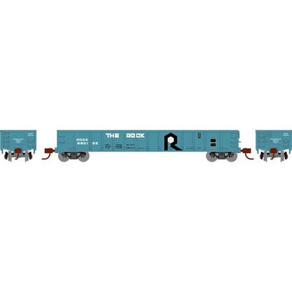 Athearn 3558 N, 52' Mill Gondola, Rock Island, RI, 680132 - House of Trains
