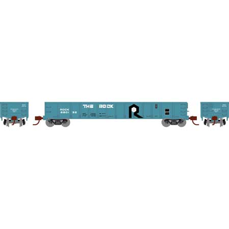 Athearn 3558 N, 52' Mill Gondola, Rock Island, RI, 680132 - House of Trains