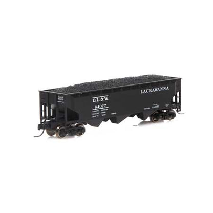 Athearn 5127 N, 40' 3 - Bay Offset Open Hopper, Delaware Lackawanna and Western, DLW, 84077 - House of Trains