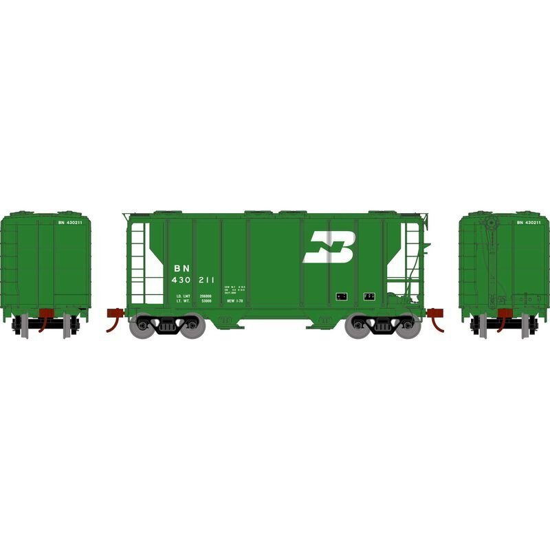 Athearn 63804 HO, PS 2600 2 - Bay Covered Hopper, BN, 430211 - House of Trains