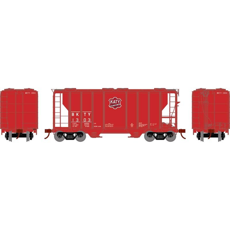 Athearn 63818 HO, PS 2600 2 - Bay Covered Hopper, MKT, 1303 - House of Trains