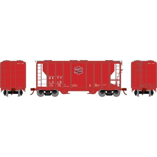 Athearn 63819 HO, PS 2600 2 - Bay Covered Hopper, MKT, 1319 - House of Trains