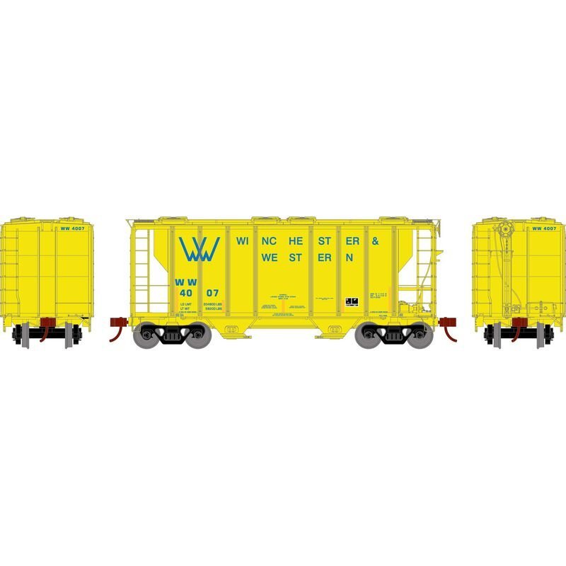 Athearn 63822 HO, PS 2600 2 - Bay Covered Hopper, WW, 4007 - House of Trains