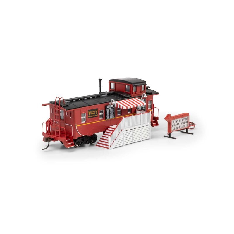 Athearn 74039 HO, Concession Stand Caboose, The Frosty Caboose - House of Trains