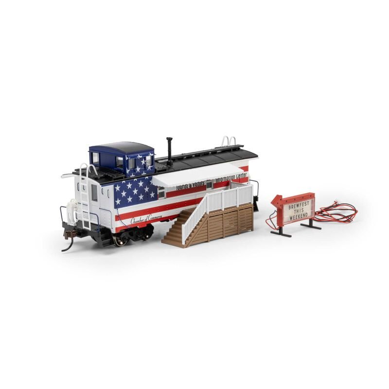 Athearn 74042 HO, Concession Stand Caboose, Chamber of Commerce - House of Trains