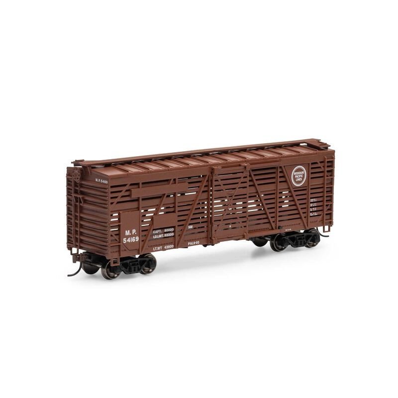 Athearn 76001 HO, 40' Stock Car, Missouri Pacific, MP, 54169 - House of Trains