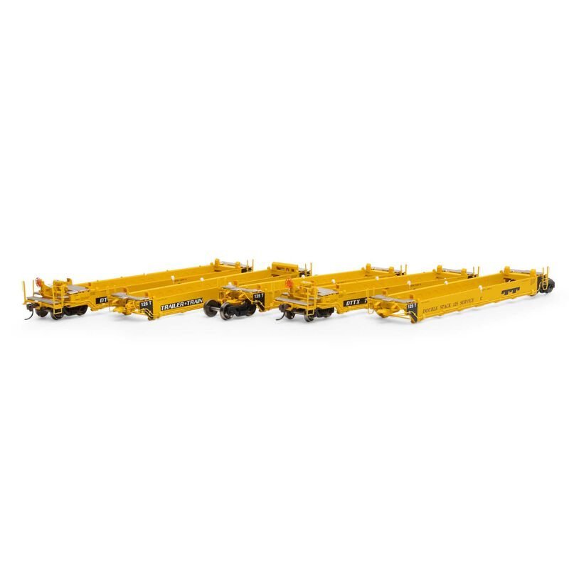 Athearn 98925 HO, Maxi I 5 - Unit Well Car, Early, Southern Pacific, DTTX, 73149 - House of Trains