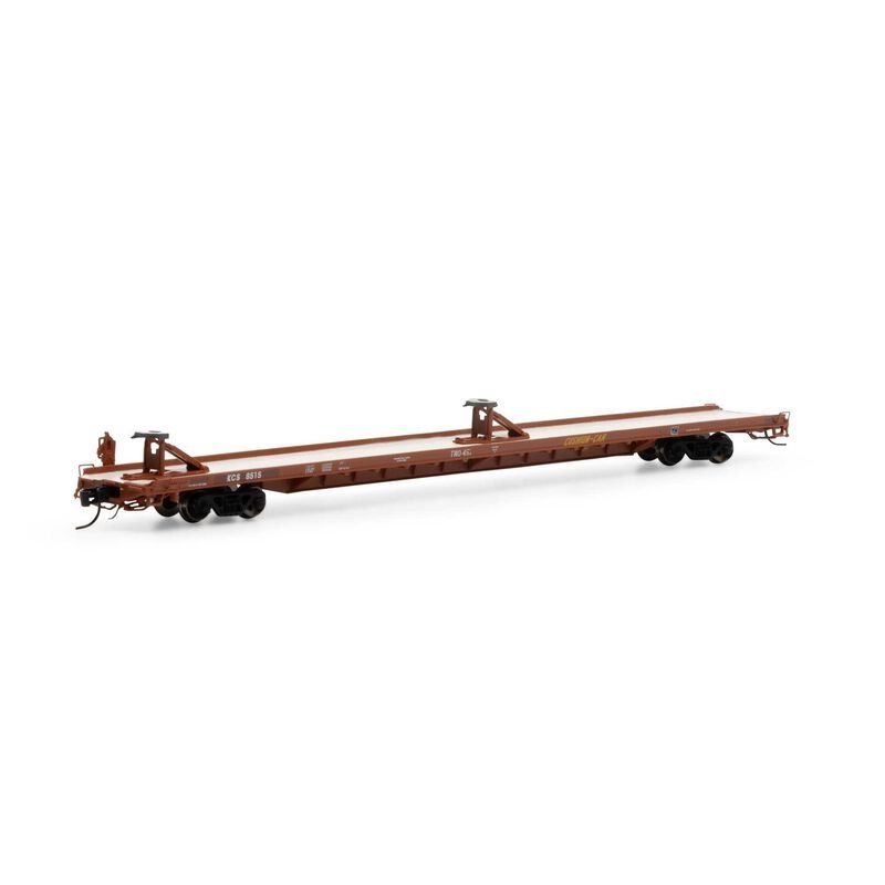 Athearn Genesis 14360 N, F89F 89' 8" TOFC Flat Car, Kansas City Southern, KCS 8515 - House of Trains