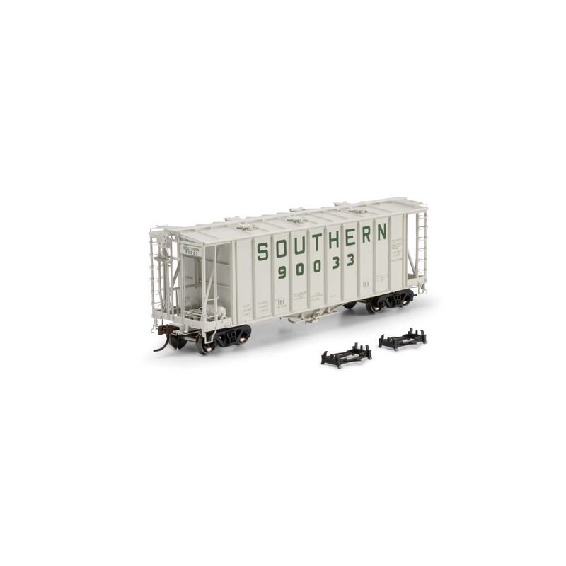 Athearn Genesis 2125 HO, 40' 2600 CF Airslide Covered Hopper, Early, Southern, 90033 - House of Trains