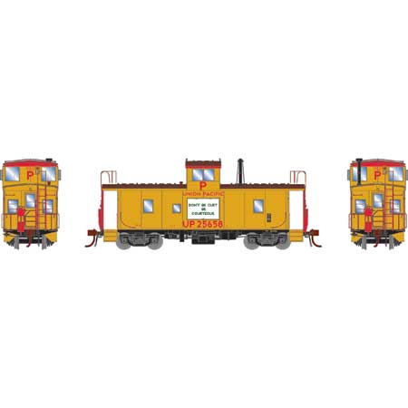 Athearn Genesis 78551 HO CA - 9 Caboose, NCE, LED, Don't Be Curt Be Courteous, UP, 25658 - House of Trains