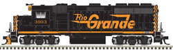 Atlas 10 004 251 HO, GP40 - 2, Loksound, DRGW, 3107 - House of Trains