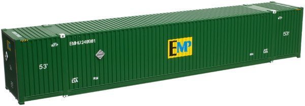 Atlas 20 001 082 HO, CIMC 53' 110" IH Container, EMP, Set 1 - House of Trains