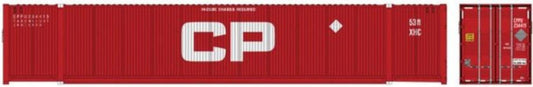 Atlas 20 006 676 HO Jindo 53' Corrugated Container, 3 - Pack, Canadian Pacific - House of Trains