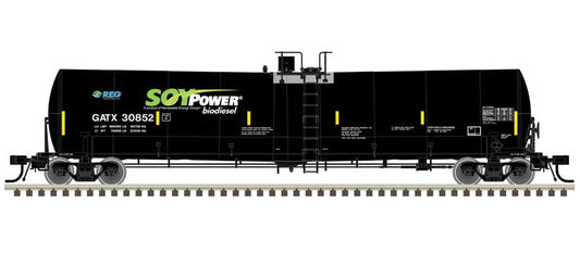 Atlas 20 006 896 HO, Trinity 25,500 Gallon Tank Car, Soy Power Bio Fuels, GATX, 30836 - House of Trains