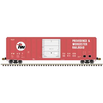 Atlas 20 007 610 HO, FMC 5347 Single Door Box Car, Providence and Worcester, PW 439 - House of Trains