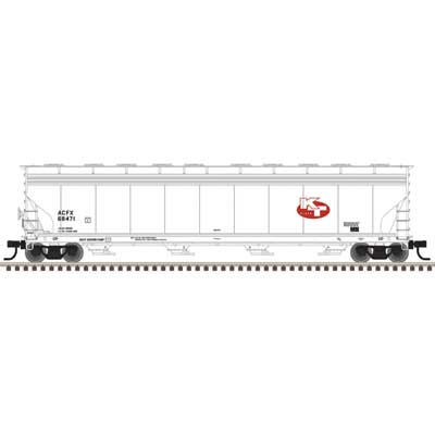 Atlas 20 007 671 HO, ACF 5800, Covered Hopper, KT Clays, 68471 - House of Trains