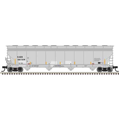 Atlas 20 007 672 HO, ACF 5800, Covered Hopper, Everest Railcar Services, 58181 - House of Trains