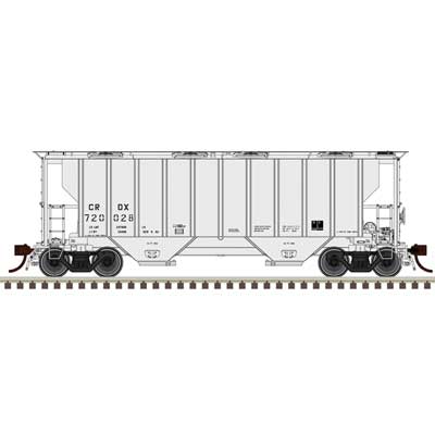 Atlas 20 007 691 HO, Portec 3000 Covered Hopper, Chicago Freight Car Leasing, CRDX 720028 - House of Trains