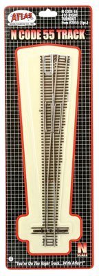Atlas 2055 N, Code 55, 10 Right Hand, Turnout - House of Trains