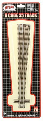 Atlas 2055 N, Code 55, 10 Right Hand, Turnout - House of Trains