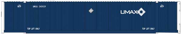 Atlas 50 003 990 N, 53' High - Cube Container, UMAX, 3 Pack - House of Trains