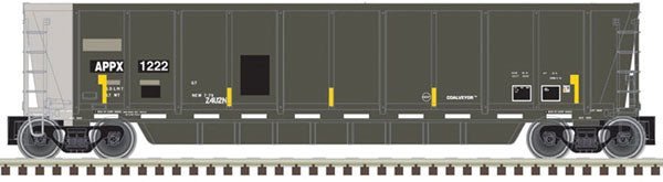 Atlas 50 004 296 N, Coalveyor Bathtub Gondola, Appalachian Railcar Services, APPX, 1247 - House of Trains