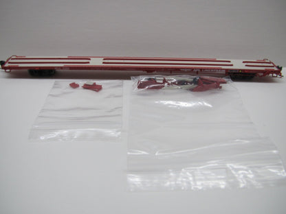 Atlas 50 004 430 N, ACF 89' 4" Flat Car, Mid/End Hitches, APL, Linertrain, APLX, 17073 - House of Trains
