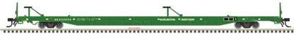 Atlas 50 004 431 N, ACF 89' 4" Flat Car, Mid/End Hitches, Burlington Northern, BN, 635602 - House of Trains