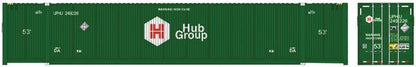 Atlas 50 005 955 N, 53' Containers, Hub Group, UPHU, Set 1, 3 pieces - House of Trains