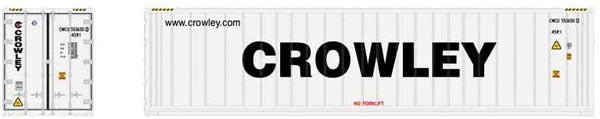 Atlas 50 006 002 N, 40' Refrigerated Container, Crowley, CMCU, Set 1, 3 Pieces - House of Trains