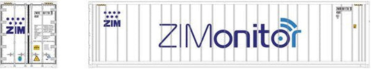 Atlas 50 006 005 N, 40' Refrigerated Container, ZIMonitor, ZMCU, Set 2, 3 Pieces - House of Trains