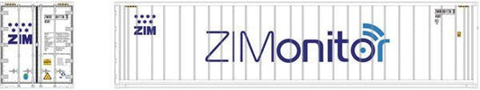 Atlas 50 006 005 N, 40' Refrigerated Container, ZIMonitor, ZMCU, Set 2, 3 Pieces - House of Trains