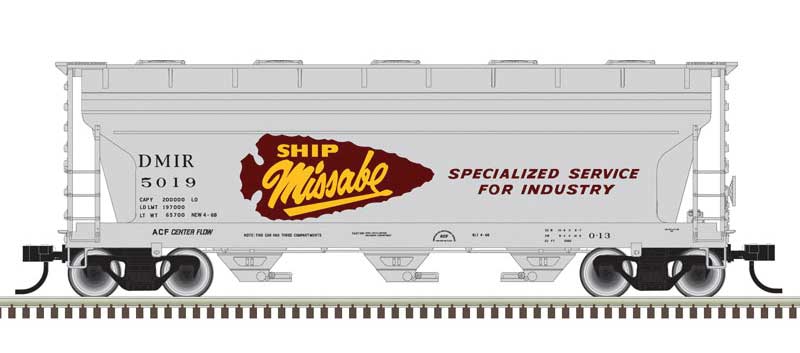 Atlas 50 006 116 N, ACF 3560 Covered Hopper, DMIR, 5019 - House of Trains