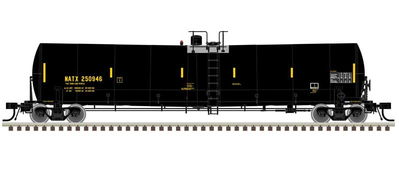 Atlas 50 006 187 N, Trinity 25,500 Gallon Tank Car, UTCK Repaint, NATX, 250946 - House of Trains