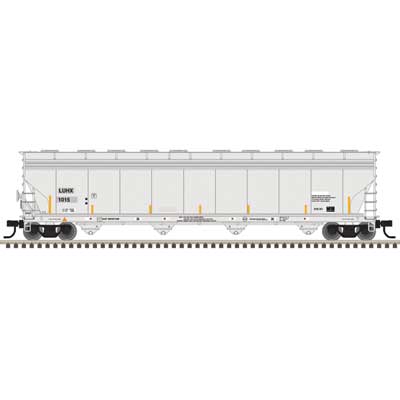 Atlas 50 006 989 N, ACF 5800 Centerflow Covered Hopper, Luhu Logistics, LUHX 1015 - House of Trains