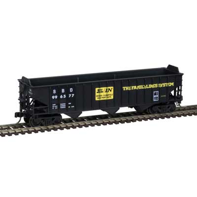 Atlas 50 007 010 N, PS 2750 3-Bay Open Hopper, Seaboard System, SBD 996576 - House of Trains