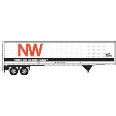 Atlas 50 007 205 N, 45' Pines Trailer, Norfolk and Western, 250069 - House of Trains