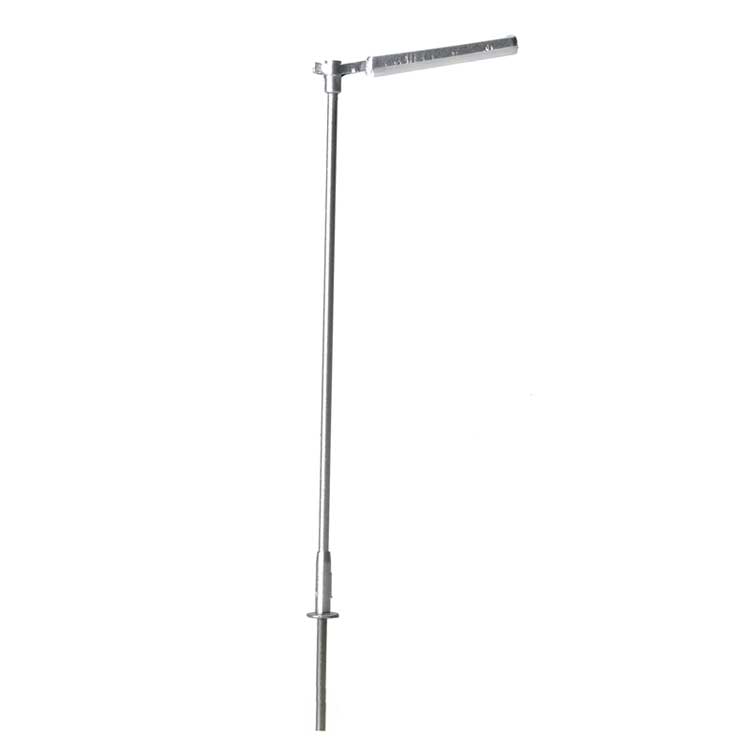 Atlas 70 000 155 N, Single Arm Parking Lot Light, Gray Pole, Warm White LED, 3 Pieces - House of Trains