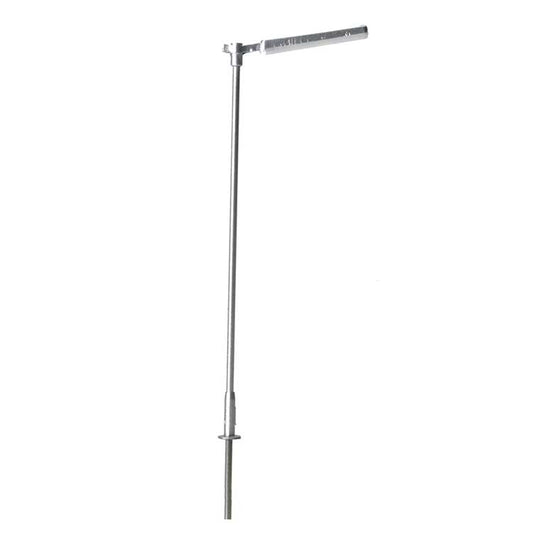 Atlas 70 000 156 N, Single Arm Parking Lot Light, Gray Pole, Cool White LED, 3 Pieces - House of Trains