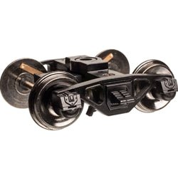 Atlas 7072 O Friction Bearing Caboose Trucks, Black, 2 - Rail (1 Pair) - House of Trains