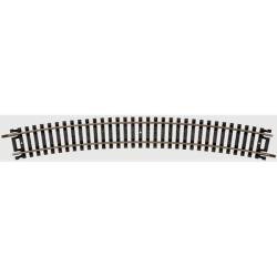 Atlas 837 HO, Code 100, 24" Radius Curve, 22.5 Degree, 6 Pieces - House of Trains