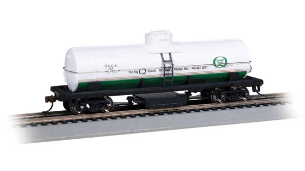 Bachmann 16307 HO, Tank Car, Abrasive Pad Track Cleaning, Quaker State, QSOX 783 - House of Trains