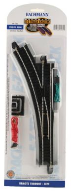 Bachmann 44461 HO Steel EZ Remote Left Hand Switch - House of Trains