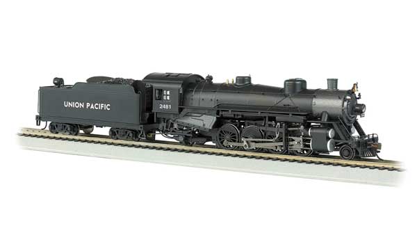 Bachmann 54406 HO, 2-8-2, USRA Light Steam Locomotive, with medium tender, Union Pacific, UP, 2481 - House of Trains