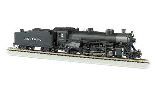 Bachmann 54406 HO, 2-8-2, USRA Light Steam Locomotive, with medium tender, Union Pacific, UP, 2481 - House of Trains