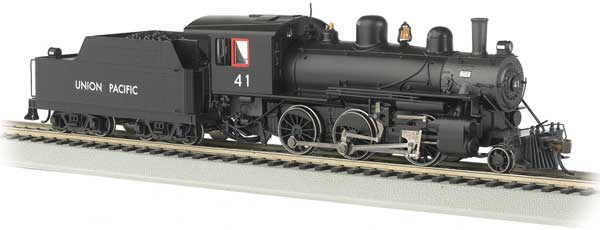 Bachmann 57815 HO, Alco 2 - 6 - 0 Steam Locomotive and Tender, Econami DCC and Sound, Union Pacific, UP 41 - House of Trains