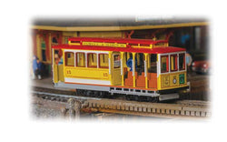 Bachmann 60538, HO, Cable Car, Yellow Red - House of Trains