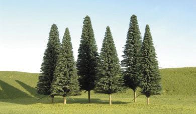 Bachmann Scene Scapes 32201, Pine Trees, 8" - 10", 3 Trees - House of Trains
